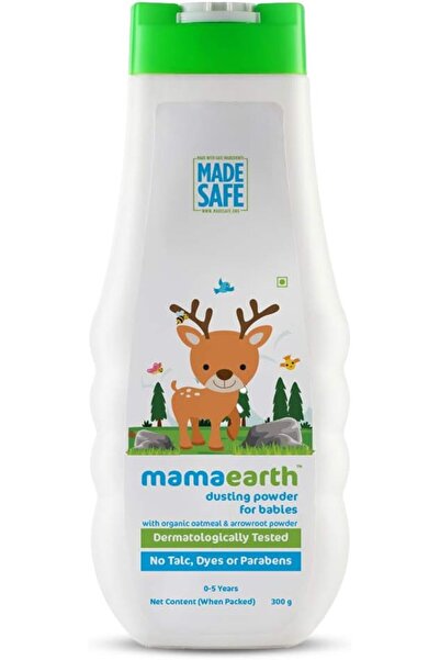 Mamaearth بودرة جسم الأطفال مع دقيق الشوفان العضوي ومسحوق النشا - 300 جرام
