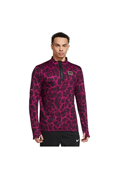 Nike Mens Dri-FIT Element Half-Zip Long-Sleeve Shirt D.Y.E. XL