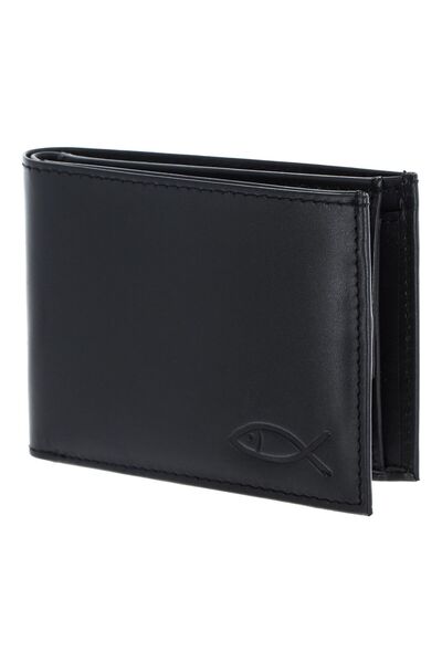 oxmox Leather Geldbörse RFID Schutz Leder 11 cm