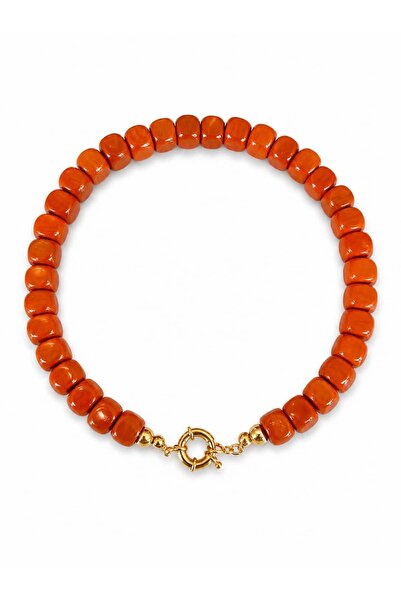 CHARMLUCKY Glass bead necklace