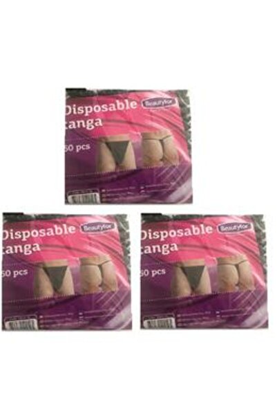 Beautyfor Pachet 3 x Chiloti de Unica Folosinta Barbati - Men Tanga, 50 buc