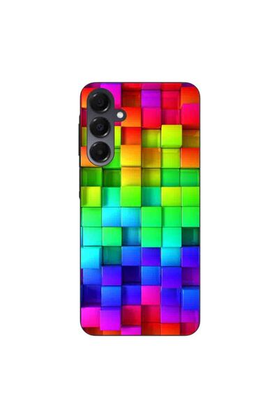 OEM Husa compatibila cu Samsung Galaxy A16 Silicon Gel Tpu Model Colorful Cubes
