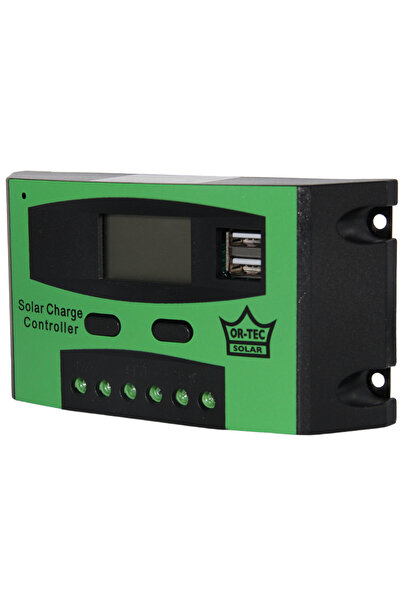ORTEC SOLAR 12/24V 10A PWM ŞARJ KONTROL CİHAZI