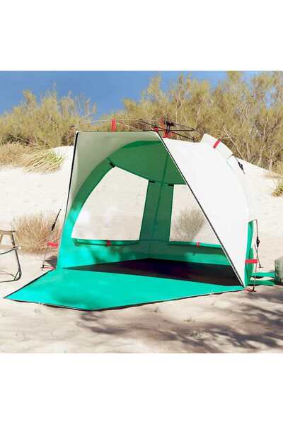vidaxl Cort camping 2 persoane verde marin impermeabil setare rapida