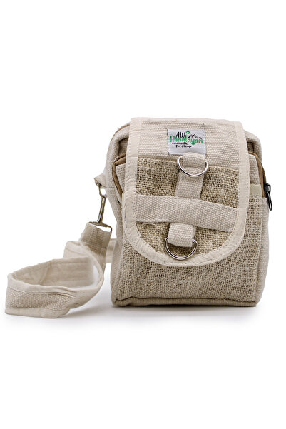 Palo Santo Shoulder bag (Body-Cross) made of hemp and cotton