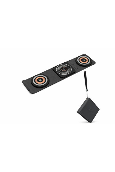 AUXITO Incarcator Wireless 3 in 1 pliabil, 15W Fast Charge, pentru telefon, s...
