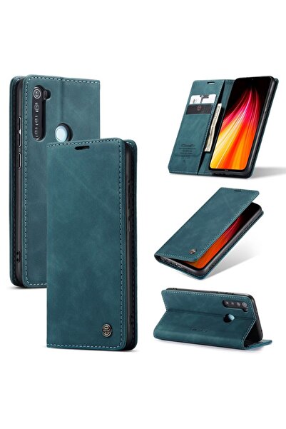 Caseme 013 Retro Θήκη Βιβλίο Blue Green (Xiaomi Redmi Note 8)