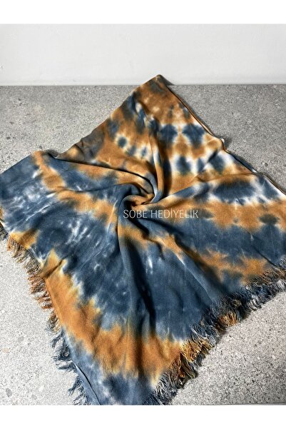 Sobe Hediyelik Batik Cotton Scarf Writing – Casual Writing Headscarf 105X105 cm