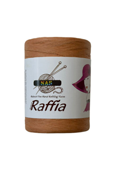 Thezuffy Nas Raffia %100 Doğal Rafya Çanta Supla Şapka İpi 100 gr El Örgü İpi...