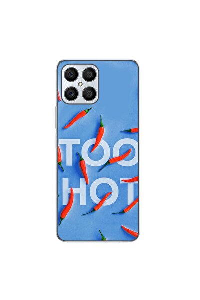 OEM Husa compatibila cu Honor X8 Silicon Gel Tpu Model Mesaj Too Hot
