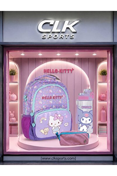 Hello Kitty Okul Çantası , Kalem Çantası , Suluk&Matara