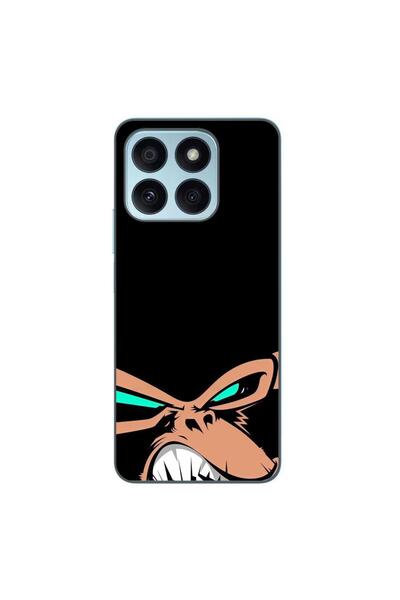 OEM Калъф, съвместим с Honor X8b, силиконов гел TPU, с десен на ядосана маймуна