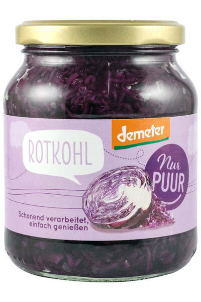 Nur Puur Varza rosie bio si demeter, 350g