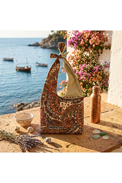 Calliopia Pinterest Etnik Boho Pötikareli Kurdele Detaylı Çanta