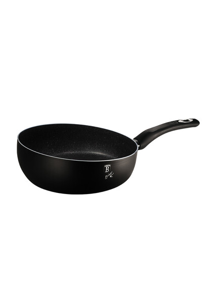 Berlinger Haus Αντικολλητικό Τηγάνι Γουόκ Wok 26cm, BH-1854 Black Silver Coll...