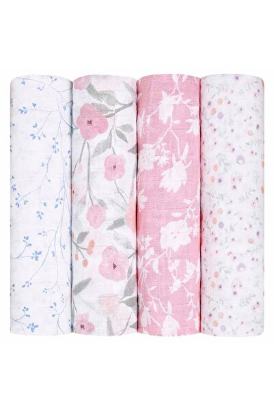 aden + anais - Large Swaddles - 4 Pack - Organic Cotton Muslin - Ma Fleur