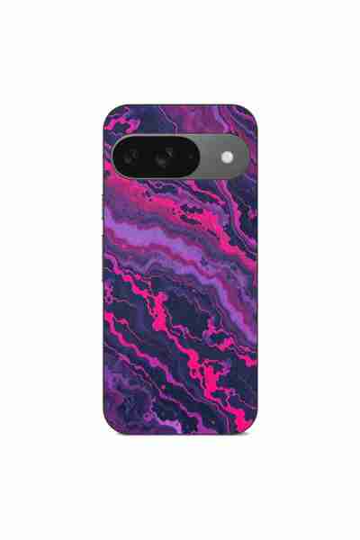 OEM Husa compatibila cu Google Pixel 9 Pro Silicon Gel Tpu Model Midnight Ros...