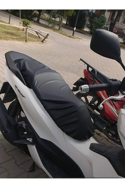 Yıldızan (745) Motorcycle Saddle Cover Black Waterproof Scooter Saddle Cover ...
