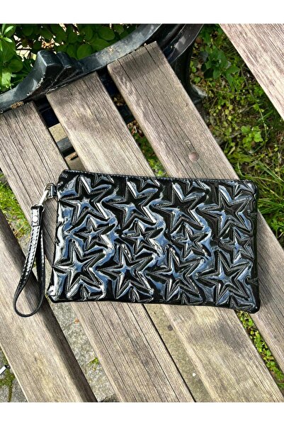 BUTİKOLEA Trend Star Patterned Clutch Bag