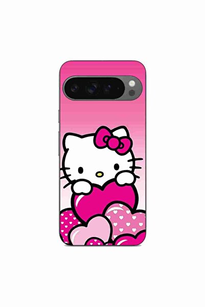 OEM Husa compatibila cu Google Pixel 9 Pro XL Silicon Gel Tpu Model Hello Kit...