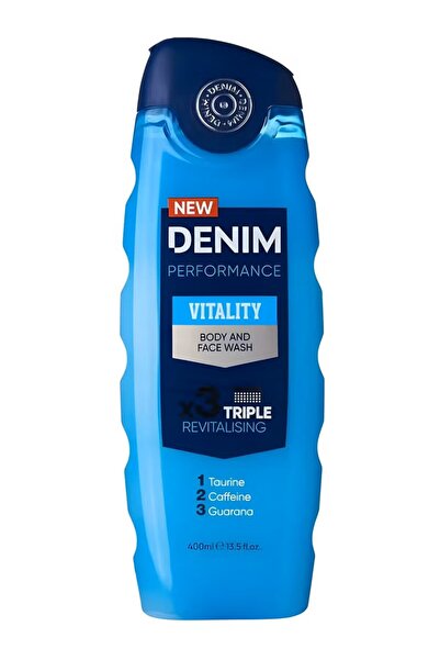 Denim PERFORMANCE VITALITY BODY AND FACE WASH X3 TRIPLE REVITALIZING 1 Taurin...