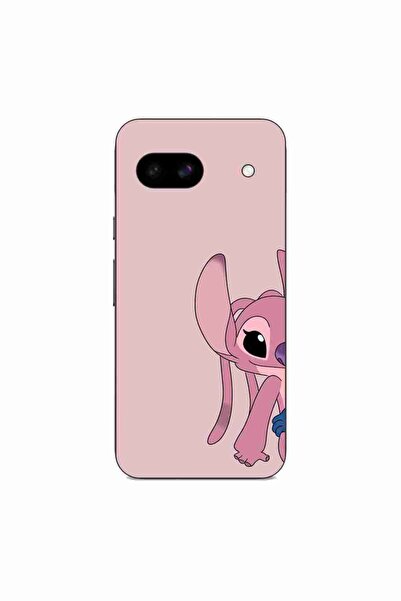 OEM Калъф, съвместим с Google Pixel 8A, силиконов гел TPU, с десен  "Стич " (...