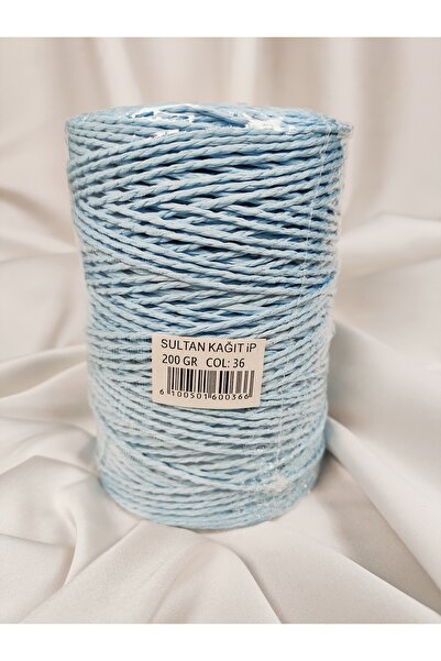 Sultan Ață de hârtie pentru tricotat manual 200gr.-240mt. (1 bucată) - Culoar...