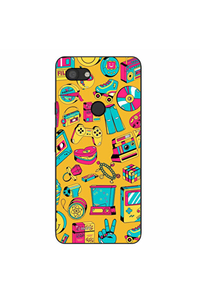 OEM Husa compatibila cu Google Pixel 3A Silicon Gel Tpu Model Pop Art Vintage