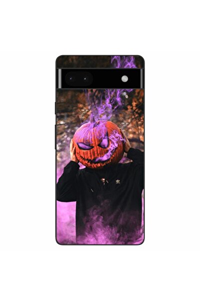 OEM Husa compatibila cu Google Pixel 6A Silicon Gel Tpu Model Halloween Cap D...