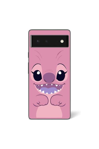 OEM Husa compatibila cu Google Pixel 6 Silicon Gel Tpu Model Stitch Angel Happy