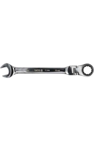yato Cheie Combinată Cu Clichet Și Cap Flexibil 18Mm