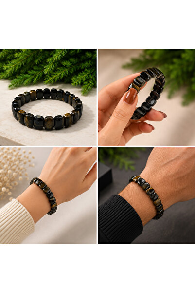 The Magıc of Healıng Cheetah's Eye Natural Stone Rolex Bracelet