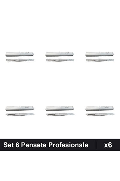 One Group Set 6 Pensete Profesionale cu Suport One Group, Clești Unghiere Man...
