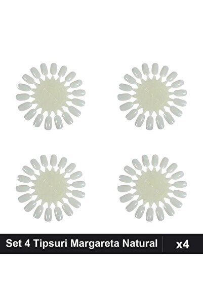 NAİLS Set 4 Tipsuri Unghii Margareta , Paletar Manichiura, Aplicare Ușoară
