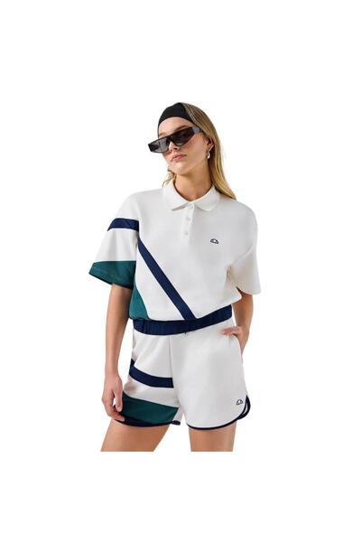 Ellesse 6SF5002-OF Tricou cu guler polo pentru femei - Alb murdar