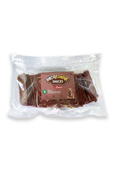 Les Filous Recompense pentru câini Marbled, File de rață, 1 Kg
