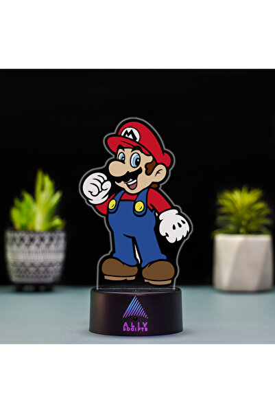 ALIV Lampă LED Mario, 16 culori, Telecomandă, Control tactil