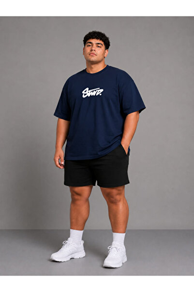 ZAVIXO Men's Shorts and T-Shirt Set 100% Cotton Comfortable Casual Combination