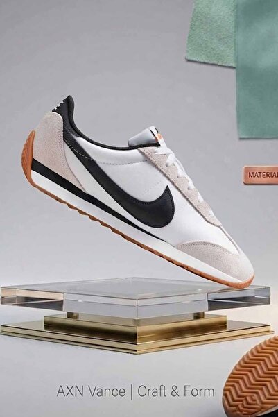 Nike Erkek Beyaz Spor Ayakkabı Retro Süet Kumaş Günlük Koşu Yürüyüş Sneaker T...