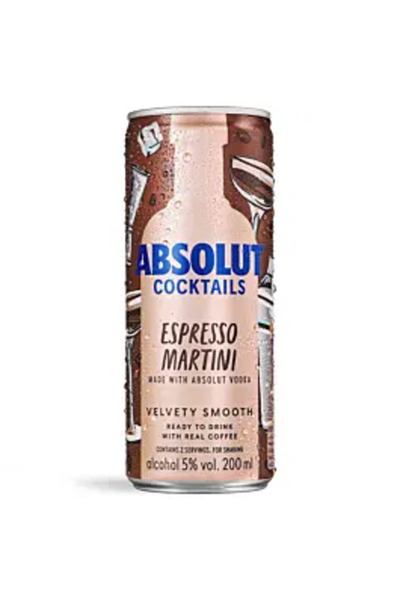 Absolut Cocktail Espresso Martini, 5% alcool, 200ml