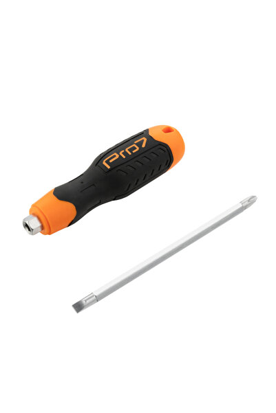 Lawazim Pro7 5inch Reversible Screwdriver Dual Magnetic Phillips & Flat Head ...