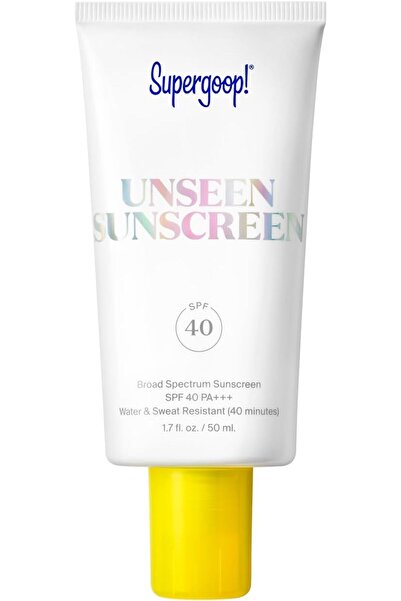 SUPERGOOP! Unseen Sunscreen SPF 40, 1.7 oz - Oil-Free, Lightweight, Invisible...