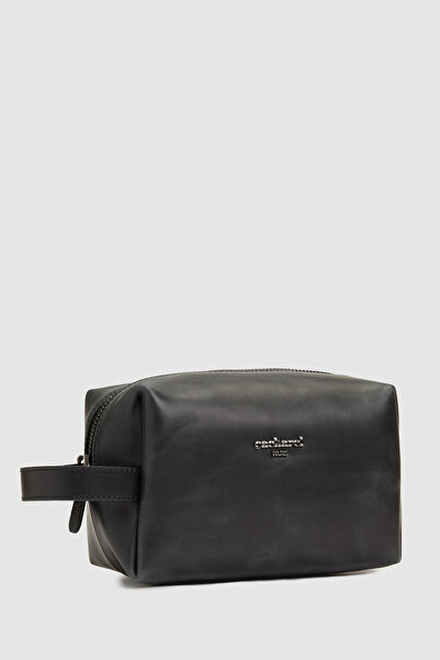 Cacharel Black 100% Leather Handbag 50321706-Vr046