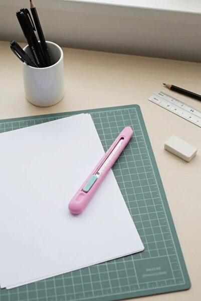 Miniso Lisanslı Basic Serisi Maket Bıçağı – Paslanmaz Çelik Bıçaklı Pratik Ke...