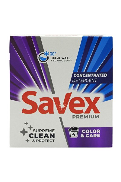 Vader Detergent pentru Rufe Automat, Savex, 320 g Color Care 4 spalari,