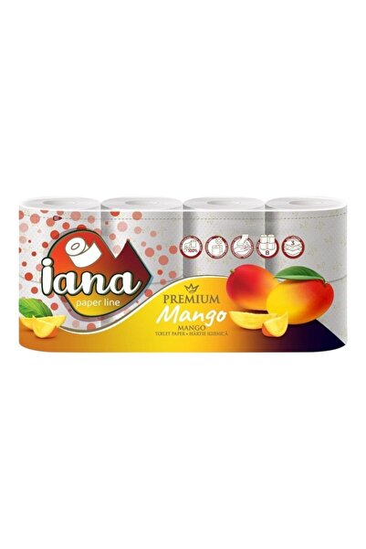 Vader Iana Hartie Igienica 8ROLE 3STR Premium Mango,