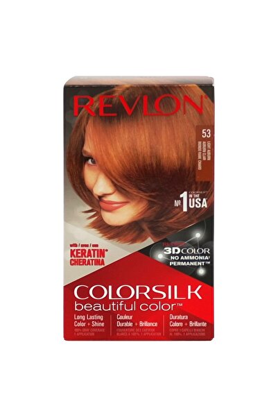 Vader Vopsea pentru Par, Revlon Color Silk, 53 Light Auburn,
