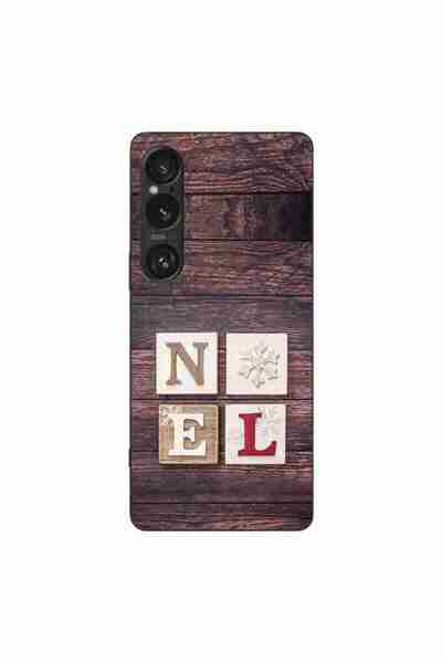 OEM Husa compatibila cu Sony Xperia 1 VI Silicon Gel Tpu Model Craciun Noel Wood