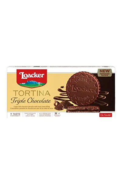Loacker TORTINA 24X125G TRIPLE DARK