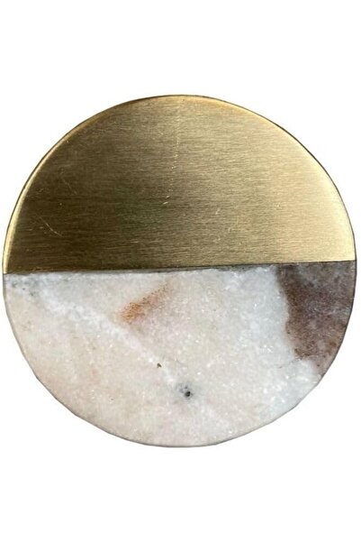 Yıldızan TAMGÜN DIAMETRU 38mm GRI/MAT GALBEN MÂNER BUTON/PIATRĂ NATURALĂ TAMG...